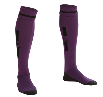 Optima Purple/Black Socks
