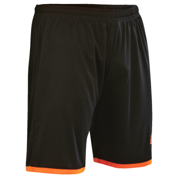 Riga Black/Tangerine Shorts